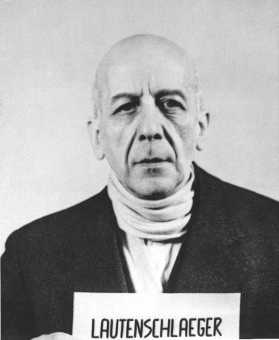 Carl-Ludwig Lautenschläger. Fotoaufnahme aus der National Archives Collection of World War II War Crimes Records vom Nürnberger Prozess gegen I.G. Farben'© National Archives, Washington, DC