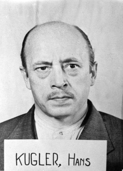 Hans Kugler. Fotoaufnahme aus der National Archives Collection of World War II War Crimes Records vom Nürnberger Prozess gegen I.G. Farben'© National Archives, Washington, DC