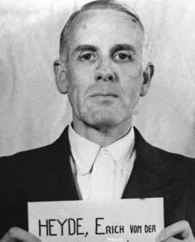 Erich von der Heyde. Photo from the National Archives, Collection of World War II Crimes Records of the I.G. Farben Trial in Nuremberg'© National Archives, Washington, DC