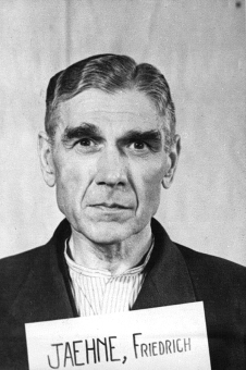 Friedrich Jähne. Photo from the National Archives, Collection of World War II Crimes Records of the I.G. Farben Trial in Nuremberg'© National Archives, Washington, DC