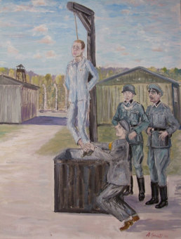 Benjamin Grünfeld: Hanging at the Buna/Monowitz concentration camp'© Benjamin Grünfeld