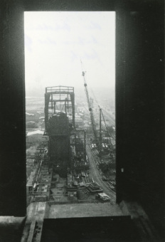 Photo of I.G. Farben’s Auschwitz construction site'© Fritz Bauer Institute (Zahn papers)