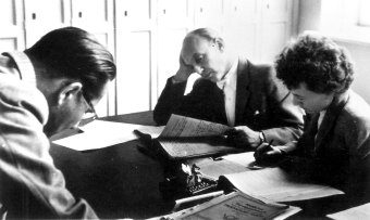 Wollheim’s attorney Henry Ormond (center)'© Fritz Bauer Institute (collection of Thomas Ormond)