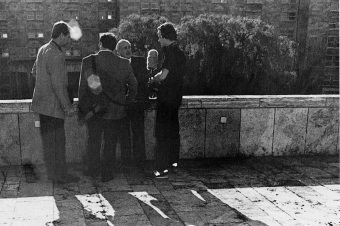 The meeting of Buna survivors in Frankfurt am Main, 1998'© Fritz Bauer Institute