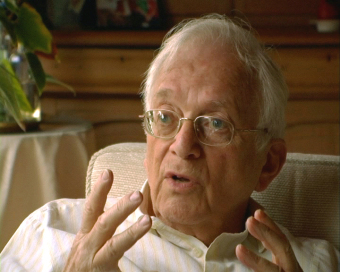 Freddie Knoller, still image from the video of the interview for the Wollheim Memorial, 2007
'© Fritz Bauer Institute